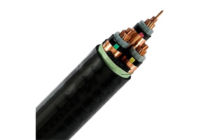 Cable Eléctrico con Tres Núcleos N2XSEY (CU/ XLPE/CTS/PVC)